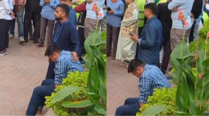 হাদির কবরের পাশে কান্নায় ভেঙে পড়লেন হাসনাত আব্দুল্লাহ